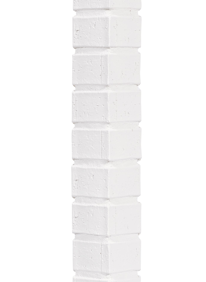 Brick Contemporary Corner White